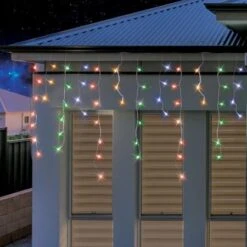 Stockholm Christmas Solar String Lights 720 LEDs Snowing Curtain Icicle Outdoor Xmas Decor -Christmas Lights Store 225757 1766851 F