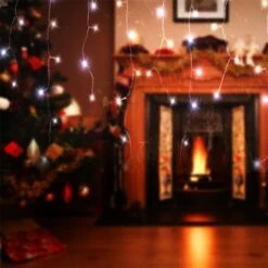 Stockholm Christmas Solar String Lights 720 LEDs Snowing Curtain Icicle Outdoor Xmas Decor -Christmas Lights Store 225759 1766859 F