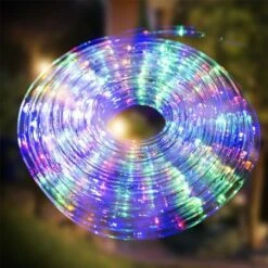 Stockholm Christmas Lights LED Ropelights Multi Color Flashing Outdoor Garden Xmas 25M -Christmas Lights Store 225761 1766895 F