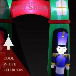 Stockholm Christmas Lights LED Inflatable Santa Claus' Toy Shop Arch House Xmas Motif Decor -Christmas Lights Store 225767 1766951 F