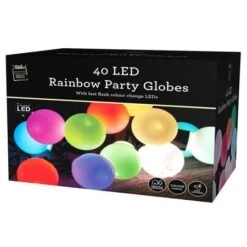 Stockholm Christmas String Lights 40 LEDs Party Globe Bulbs Xmas Outdoor Garden Decoration -Christmas Lights Store 225771 1766995 F