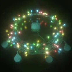 Stockholm Christmas String Lights 70 LEDs Multi Color With Bluetooth Speakers Outdoor 10M