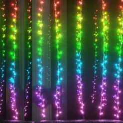 Stockholm Christmas String Lights 288 LEDs Curtain Fairy Multi Color Outdoor Garden 1.8M 17 Stockholm Christmas String Lights 288 LEDs Curtain Fairy Multi Color Outdoor Garden 1.8M -Christmas Lights Store 225777 2384121 F