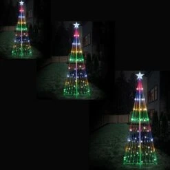 Stockholm Christmas Tree Lights 204 LEDs Multi Color Fairy Flashing Outdoor Garden 1.9M 13 Stockholm Christmas Tree Lights 204 LEDs Multi Color Fairy Flashing Outdoor Garden 1.9M -Christmas Lights Store 225781 2384171 F