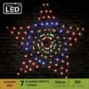 Stockholm Christmas Lights 130 LEDs Solar Star String Net Xmas Outdoor Garden Decor 1.3x1.3M