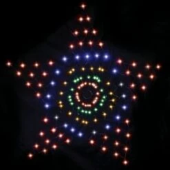 Stockholm Christmas Lights 130 LEDs Solar Star String Net Xmas Outdoor Garden Decor 1.3x1.3M -Christmas Lights Store 225783 1767125 F