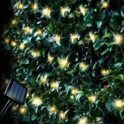 Stockholm Christmas Lights 300 LEDs Solar String Net Outdoor Garden Xmas Decor 5 X 1.3M -Christmas Lights Store 225787 1767153 F