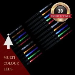 Stockholm Christmas Lights 20pcs LED Solar Bubble Tube Outdoor Garden Path Xmas Decoration -Christmas Lights Store 225791 2384187 F