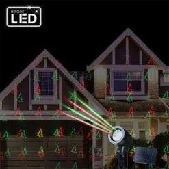 Stockholm Christmas Lights Solar Laser Dots With Motion Red/Green Icons Party Garden Decorations -Christmas Lights Store 225799 2384247 F