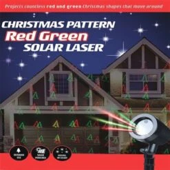 Stockholm Christmas Lights Solar Laser Dots With Motion Red/Green Icons Party Garden Decorations -Christmas Lights Store 225799 2384253 F