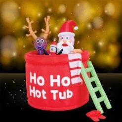 Stockholm Christmas Lights 1.5M LED Inflatable Santa Claus In Hot Tub Outdoor Garden Xmas 18 Stockholm Christmas Lights 1.5M LED Inflatable Santa Claus In Hot Tub Outdoor Garden Xmas -Christmas Lights Store 225805 1767313 F