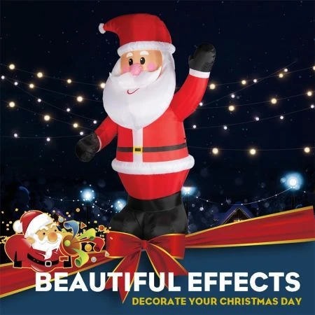 Stockholm Christmas Lights 3M LED Giant Inflatable Santa Claus Outdoor Garden Xmas Decoration 5 Stockholm Christmas Lights 3M LED Giant Inflatable Santa Claus Outdoor Garden Xmas Decoration - Image 5
