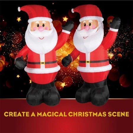 Stockholm Christmas Lights 3M LED Giant Inflatable Santa Claus Outdoor Garden Xmas Decoration 2 Stockholm Christmas Lights 3M LED Giant Inflatable Santa Claus Outdoor Garden Xmas Decoration - Image 2