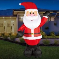 Stockholm Christmas Lights 3M LED Giant Inflatable Santa Claus Outdoor Garden Xmas Decoration 12 Stockholm Christmas Lights 3M LED Giant Inflatable Santa Claus Outdoor Garden Xmas Decoration -Christmas Lights Store 225811 2384343 F