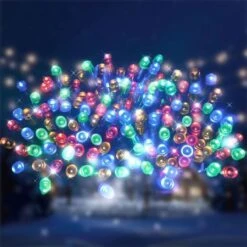 Stockholm Christmas Lights 500 LEDs Solar String Fariy Outdoor Garden Xmas Decoration 39M -Christmas Lights Store 225813 1767395 F