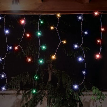 Stockholm Christmas Lights 360 LEDs Solar Icicle Curtain String Outdoor Garden Xmas 7M 4 Stockholm Christmas Lights 360 LEDs Solar Icicle Curtain String Outdoor Garden Xmas 7M - Image 4