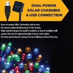 Stockholm Christmas Lights 360 LEDs Solar Icicle Curtain String Outdoor Garden Xmas 7M 13 Stockholm Christmas Lights 360 LEDs Solar Icicle Curtain String Outdoor Garden Xmas 7M -Christmas Lights Store 225815 2384413 F