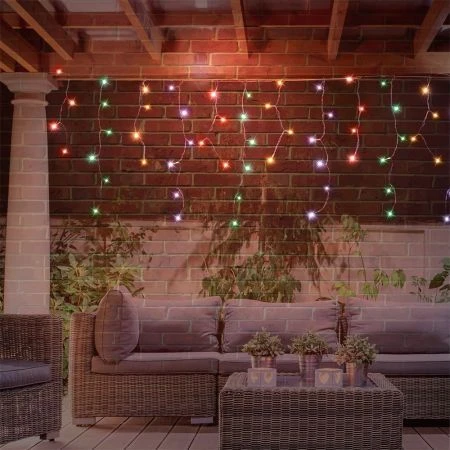 Stockholm Christmas Lights 360 LEDs Solar Icicle Curtain String Outdoor Garden Xmas 7M 1 Stockholm Christmas Lights 360 LEDs Solar Icicle Curtain String Outdoor Garden Xmas 7M