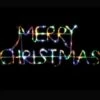 Stockholm Christmas Lights 60 LEDs Solar MERRY CHRISTMAS Sign Outdoor Garden Xmas 68cx27CM