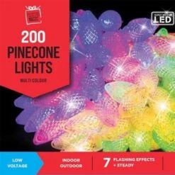 Stockholm Christmas Lights 200 LEDs Pine Cones String Outdoor Garden Xmas Decoration 19M -Christmas Lights Store 225821 1767499 F