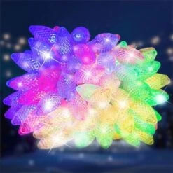 Stockholm Christmas Lights 200 LEDs Pine Cones String Outdoor Garden Xmas Decoration 19M -Christmas Lights Store 225821 1767503 F