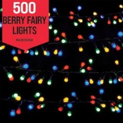Stockholm Christmas Lights 500 LEDs Berries String Outdoor Garden Xmas Decoration 11M -Christmas Lights Store 225823 1767523 F