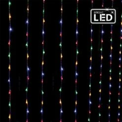 Stockholm Christmas Lights 480 LEDs Window Curtain Multi Color Xmas Outdoor Decor 3x2M 16 Stockholm Christmas Lights 480 LEDs Window Curtain Multi Color Xmas Outdoor Decor 3x2M -Christmas Lights Store 225825 2384455 F