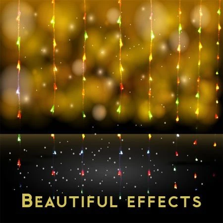 Stockholm Christmas Lights 480 LEDs Window Curtain Multi Color Xmas Outdoor Decor 3x2M 7 Stockholm Christmas Lights 480 LEDs Window Curtain Multi Color Xmas Outdoor Decor 3x2M - Image 7