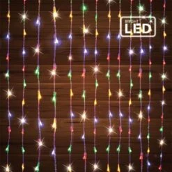Stockholm Christmas Lights 480 LEDs Window Curtain Multi Color Xmas Outdoor Decor 3x2M 13 Stockholm Christmas Lights 480 LEDs Window Curtain Multi Color Xmas Outdoor Decor 3x2M -Christmas Lights Store 225825 2384461 F