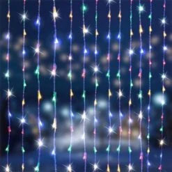 Stockholm Christmas Lights 480 LEDs Window Curtain Multi Color Xmas Outdoor Decor 3x2M 11 Stockholm Christmas Lights 480 LEDs Window Curtain Multi Color Xmas Outdoor Decor 3x2M -Christmas Lights Store 225825 2384467 F