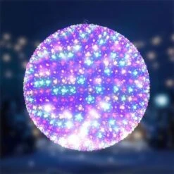 Stockholm Christmas Lights 900 LEDs Enormous Petal Ball Xmas Party Outdoor Garden 50CM 16 Stockholm Christmas Lights 900 LEDs Enormous Petal Ball Xmas Party Outdoor Garden 50CM -Christmas Lights Store 225827 1767567 F