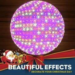 Stockholm Christmas Lights 900 LEDs Enormous Petal Ball Xmas Party Outdoor Garden 50CM 14 Stockholm Christmas Lights 900 LEDs Enormous Petal Ball Xmas Party Outdoor Garden 50CM -Christmas Lights Store 225827 1767571 F
