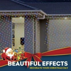 Stockholm Christmas Lights 300 LEDs Waterfall Curtain Net Outdoor Garden Xmas Decoration 2x3M -Christmas Lights Store 225829 1767589 F