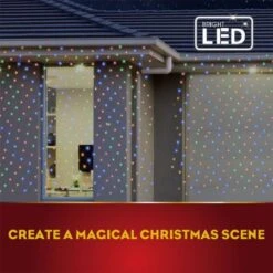 Stockholm Christmas Lights 300 LEDs Waterfall Curtain Net Outdoor Garden Xmas Decoration 2x3M -Christmas Lights Store 225829 1767593 F