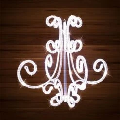 Stockholm Christmas Lights LED Strip Chandelier Cool White Xmas Party Outdoor Garden Decor -Christmas Lights Store 225831 1767601 F