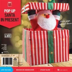 Stockholm Christmas Lights 18 LEDs Pop UP Santa Claus Animated Indoor Xmas Decoration -Christmas Lights Store 225833 1767625 F