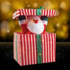 Stockholm Christmas Lights 18 LEDs Pop UP Santa Claus Animated Indoor Xmas Decoration -Christmas Lights Store 225833 1767629 F