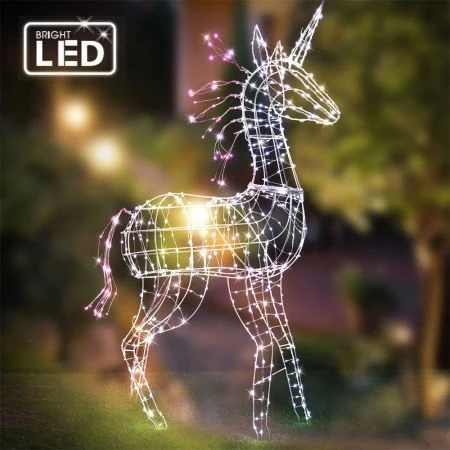 Stockholm Christmas Lights 576 LEDs Charming Unicorn Fairy Xmas Outdoor Garden Decor 113CM 5 Stockholm Christmas Lights 576 LEDs Charming Unicorn Fairy Xmas Outdoor Garden Decor 113CM - Image 5