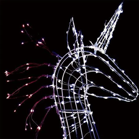 Stockholm Christmas Lights 576 LEDs Charming Unicorn Fairy Xmas Outdoor Garden Decor 113CM 3 Stockholm Christmas Lights 576 LEDs Charming Unicorn Fairy Xmas Outdoor Garden Decor 113CM - Image 3