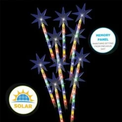 Stockholm Christmas Lights 10pcs LED Solar Shooting Stars Xmas Path Outdoor Garden 50CM 19 Stockholm Christmas Lights 10pcs LED Solar Shooting Stars Xmas Path Outdoor Garden 50CM -Christmas Lights Store 225849 1767791 F