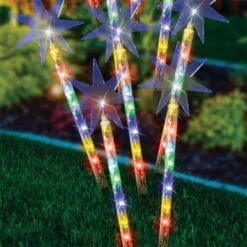 Stockholm Christmas Lights 10pcs LED Solar Shooting Stars Xmas Path Outdoor Garden 50CM 18 Stockholm Christmas Lights 10pcs LED Solar Shooting Stars Xmas Path Outdoor Garden 50CM -Christmas Lights Store 225849 1767793 F