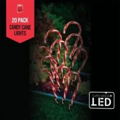 Stockholm Christmas Lights 20pcs LED Candy Canes Path Outdoor Garden Xmas Decoration 38CM 16 Stockholm Christmas Lights 20pcs LED Candy Canes Path Outdoor Garden Xmas Decoration 38CM -Christmas Lights Store 225857 2384479 F