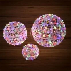 Stockholm Christmas Lights 3pcs LED Globe Balls Xmas Baubles Outdoor Garden Decor 20/30/40CM 16 Stockholm Christmas Lights 3pcs LED Globe Balls Xmas Baubles Outdoor Garden Decor 20/30/40CM -Christmas Lights Store 225865 1767963 F