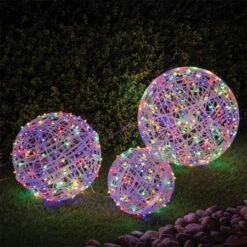 Stockholm Christmas Lights 3pcs LED Globe Balls Xmas Baubles Outdoor Garden Decor 20/30/40CM 14 Stockholm Christmas Lights 3pcs LED Globe Balls Xmas Baubles Outdoor Garden Decor 20/30/40CM -Christmas Lights Store 225865 1767967 F