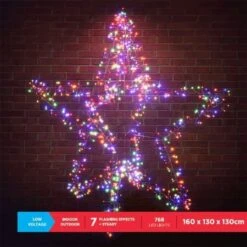 Stockholm Christmas Lights 768 LEDs Giant Star Cluster Xmas Outdoor Garden Decor 130CM 19 Stockholm Christmas Lights 768 LEDs Giant Star Cluster Xmas Outdoor Garden Decor 130CM -Christmas Lights Store 225881 1768129 F