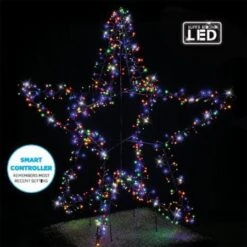 Stockholm Christmas Lights 768 LEDs Giant Star Cluster Xmas Outdoor Garden Decor 130CM 16 Stockholm Christmas Lights 768 LEDs Giant Star Cluster Xmas Outdoor Garden Decor 130CM -Christmas Lights Store 225881 1768135 F