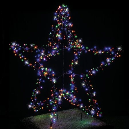 Stockholm Christmas Lights 768 LEDs Giant Star Cluster Xmas Outdoor Garden Decor 130CM 11 Stockholm Christmas Lights 768 LEDs Giant Star Cluster Xmas Outdoor Garden Decor 130CM - Image 11