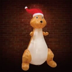 Stockholm Christmas Lights 1.8M LED Inflatable Cute Kangaroo Xmas Outdoor Garden Decor -Christmas Lights Store 225883 1768153 F
