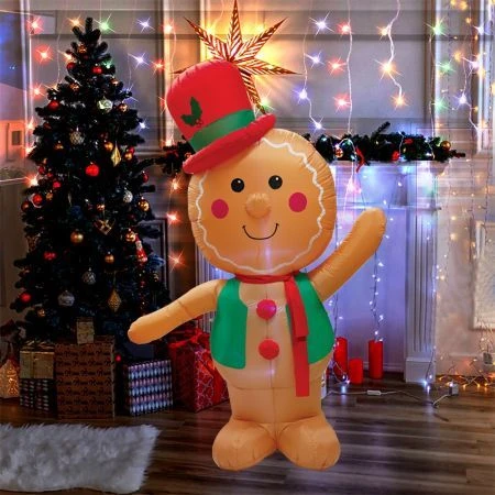 Stockholm Christmas Lights 2.4M LED Inflatable Gingerbread Man Outdoor Garden Decoration 8 Stockholm Christmas Lights 2.4M LED Inflatable Gingerbread Man Outdoor Garden Decoration - Image 8