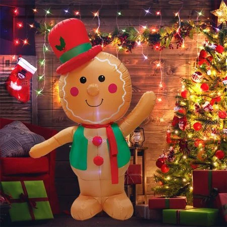 Stockholm Christmas Lights 2.4M LED Inflatable Gingerbread Man Outdoor Garden Decoration 7 Stockholm Christmas Lights 2.4M LED Inflatable Gingerbread Man Outdoor Garden Decoration - Image 7